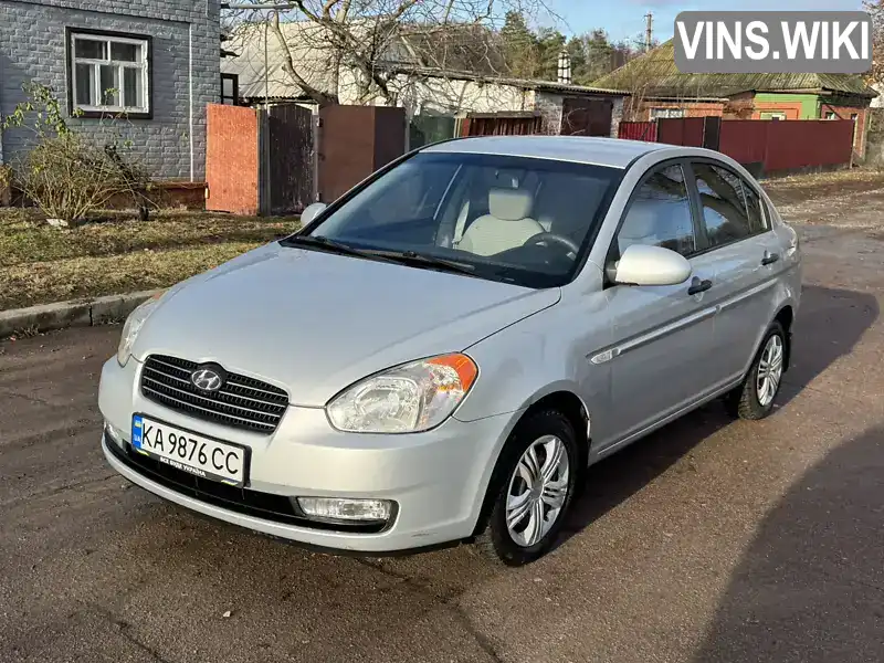 Седан Hyundai Accent 2007 1.4 л. Ручна / Механіка обл. Чернігівська, Прилуки - Фото 1/19