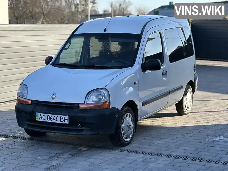 Мінівен Renault Kangoo 1999 1.87 л. Ручна / Механіка обл. Волинська, location.city.volodymyr - Фото 1/21