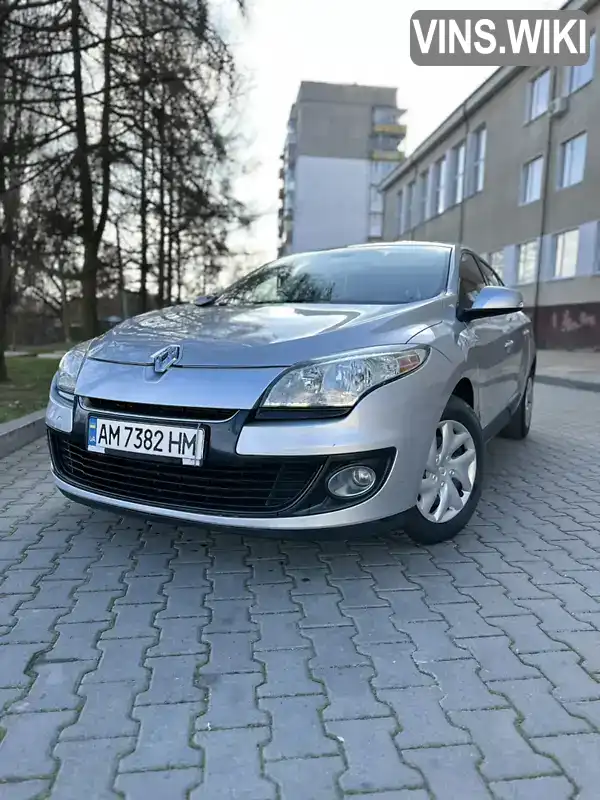 Універсал Renault Megane 2012 1.5 л. Ручна / Механіка обл. Житомирська, Звягель - Фото 1/21