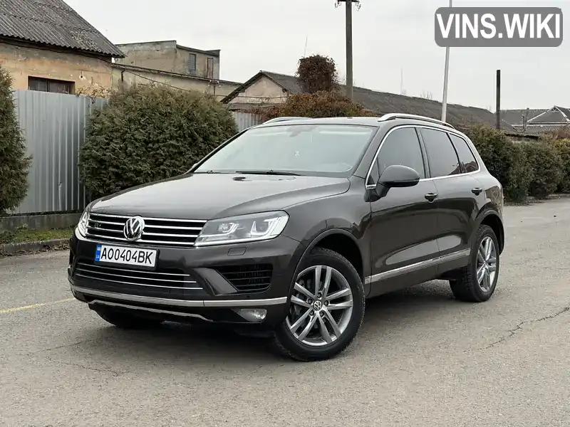 Позашляховик / Кросовер Volkswagen Touareg 2014 2.97 л. Автомат обл. Закарпатська, Ужгород - Фото 1/21