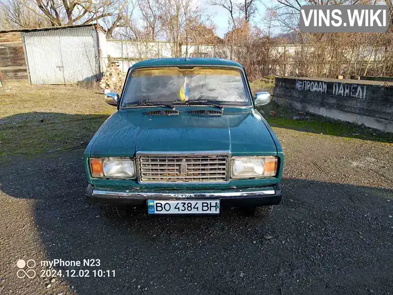 Седан ВАЗ / Lada 2107 2000 1.45 л. Ручна / Механіка обл. Тернопільська, Бучач - Фото 1/18