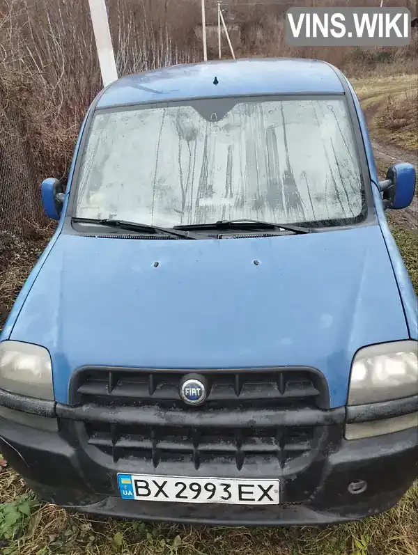 Мінівен Fiat Doblo 2001 1.91 л. Ручна / Механіка обл. Хмельницька, Ярмолинці - Фото 1/8