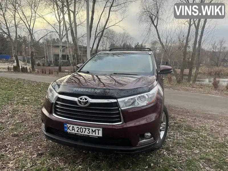 Позашляховик / Кросовер Toyota Highlander 2014 3.46 л. Автомат обл. Київська, Київ - Фото 1/21