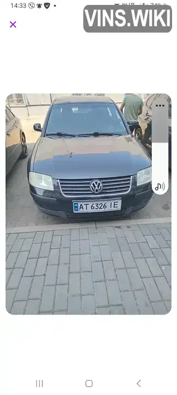 Седан Volkswagen Passat 2001 1.6 л. Ручна / Механіка обл. Івано-Франківська, Тлумач - Фото 1/11