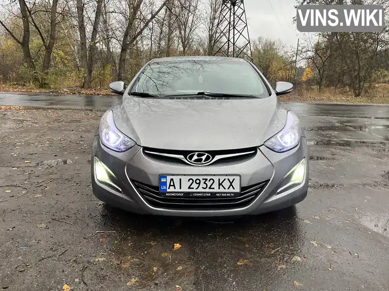 Седан Hyundai Elantra 2014 1.8 л. Автомат обл. Київська, Бровари - Фото 1/18