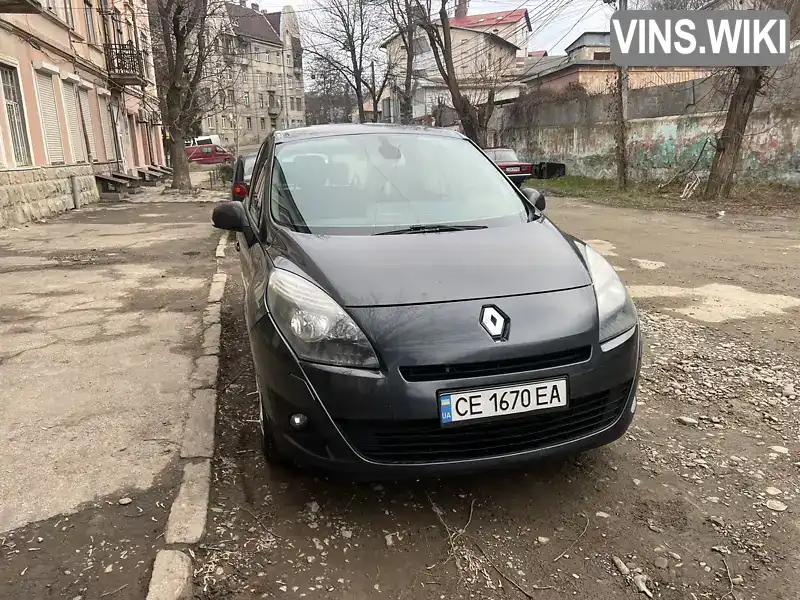 Мінівен Renault Scenic 2010 1.46 л. Ручна / Механіка обл. Чернівецька, Чернівці - Фото 1/14