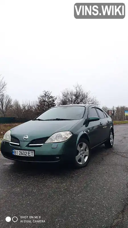 Седан Nissan Primera 2003 1.8 л. Ручна / Механіка обл. Полтавська, Кременчук - Фото 1/21