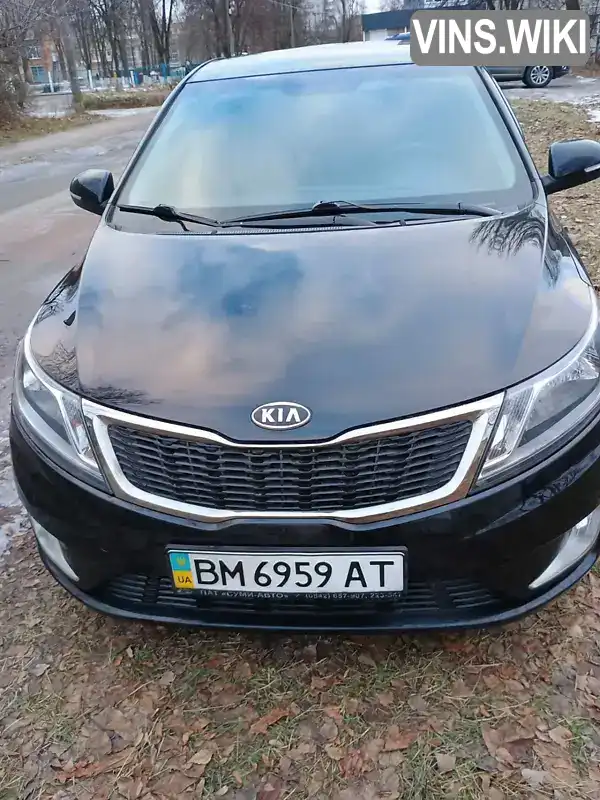 Седан Kia Rio 2012 1.59 л. Ручна / Механіка обл. Сумська, Ромни - Фото 1/15