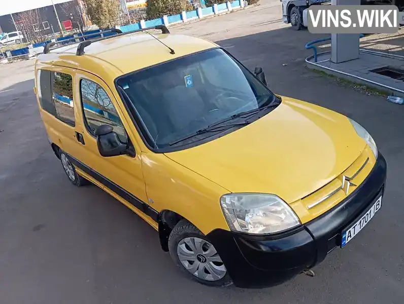 VF7GBWJYB94000345 Citroen Berlingo 2003 Мінівен 1.9 л. Фото 4