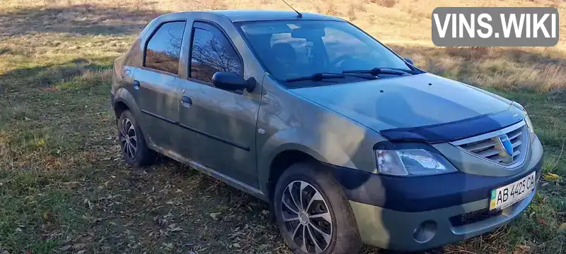 Седан Dacia Logan 2007 1.39 л. Ручная / Механика обл. Винницкая, Томашполь - Фото 1/12