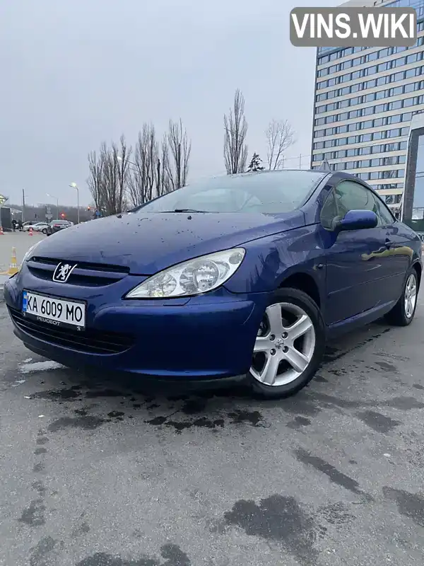 Кабріолет Peugeot 307 2004 2 л. Автомат обл. Київська, Київ - Фото 1/21