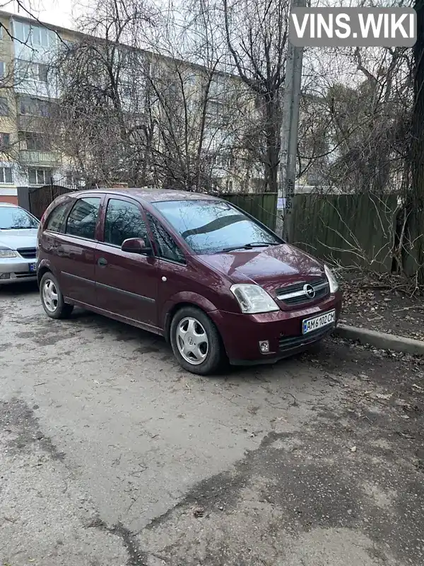 Мікровен Opel Meriva 2005 1.6 л. Автомат обл. Житомирська, Житомир - Фото 1/10