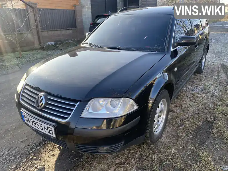 Універсал Volkswagen Passat 2003 1.9 л. Ручна / Механіка обл. Житомирська, Любар - Фото 1/14