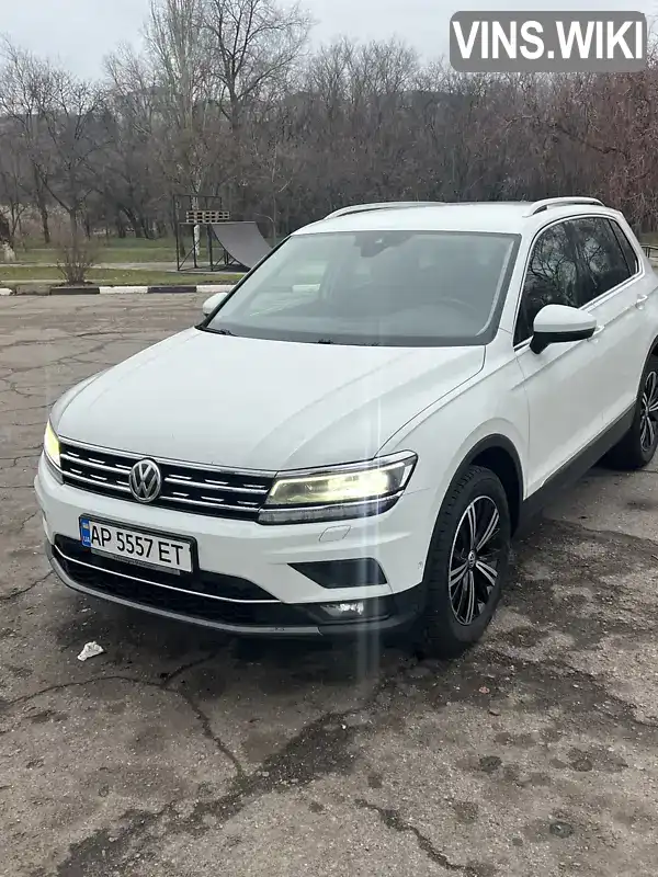 Позашляховик / Кросовер Volkswagen Tiguan 2017 1.98 л. Автомат обл. Запорізька, Запоріжжя - Фото 1/11