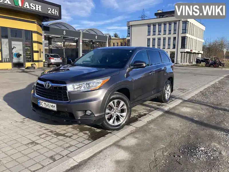 Позашляховик / Кросовер Toyota Highlander 2016 3.46 л. Автомат обл. Львівська, Львів - Фото 1/21