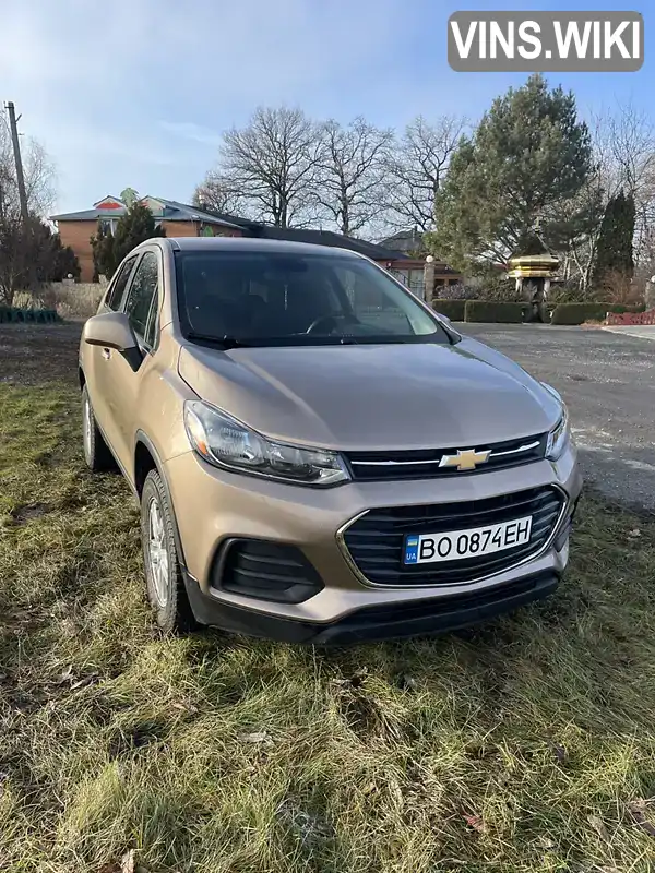 Позашляховик / Кросовер Chevrolet Trax 2018 null_content л. Варіатор обл. Тернопільська, Тернопіль - Фото 1/16