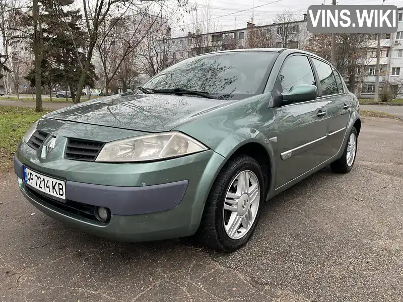 Седан Renault Megane 2004 1.6 л. Ручна / Механіка обл. Запорізька, Запоріжжя - Фото 1/10