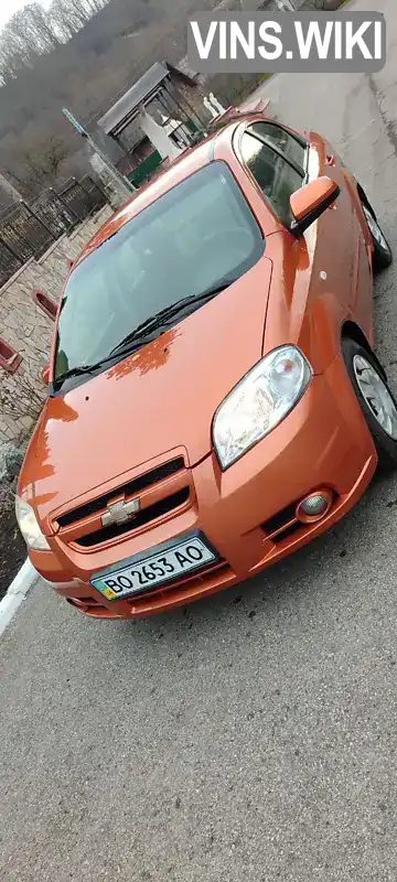 Седан Chevrolet Aveo 2008 1.6 л. Ручна / Механіка обл. Тернопільська, Борщів - Фото 1/13