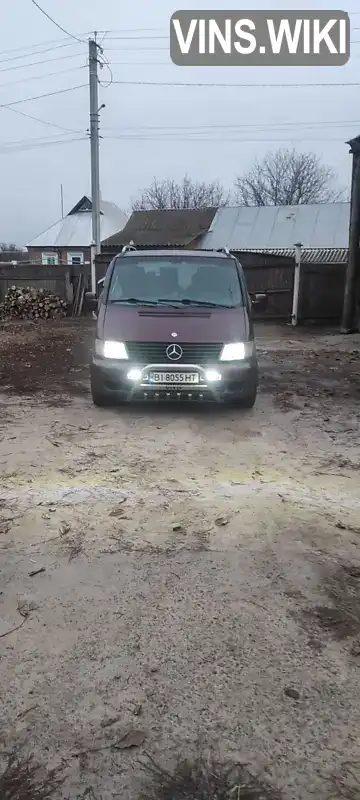 Мінівен Mercedes-Benz Vito 2001 2.15 л. Ручна / Механіка обл. Полтавська, Гадяч - Фото 1/21