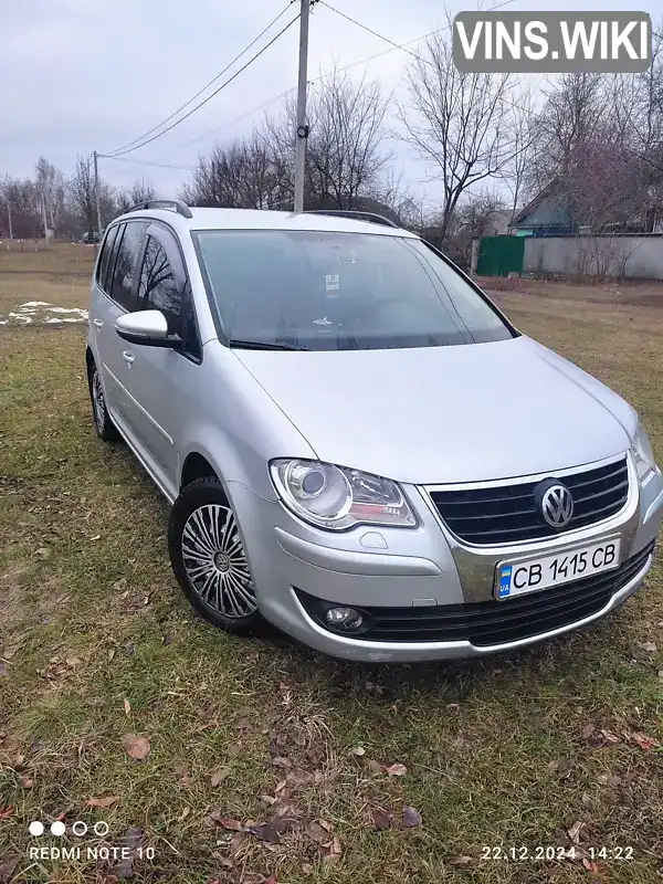 Мінівен Volkswagen Touran 2010 1.9 л. Ручна / Механіка обл. Чернігівська, Ніжин - Фото 1/9