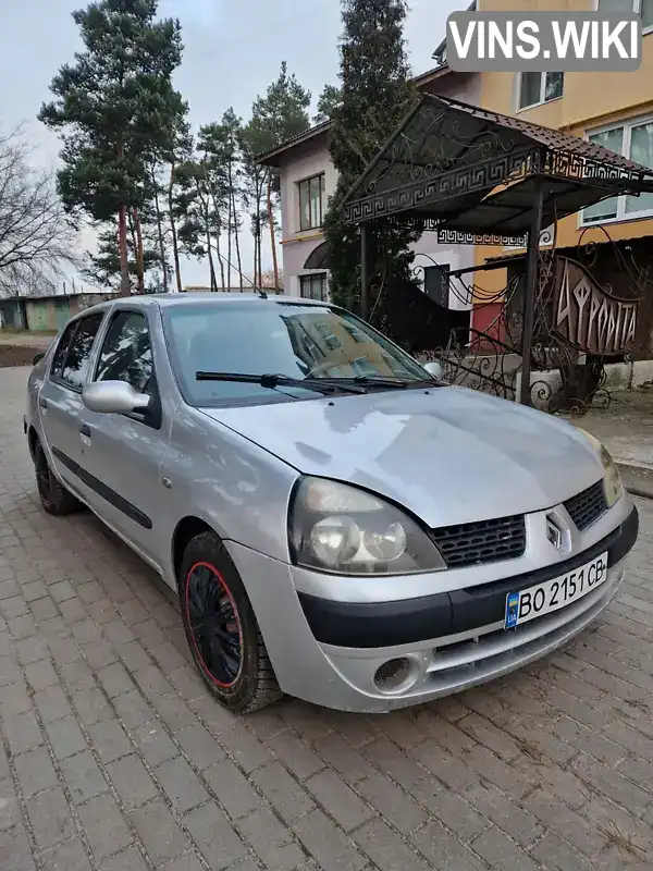 Седан Renault Clio Symbol 2005 1.39 л. Ручна / Механіка обл. Львівська, Львів - Фото 1/19