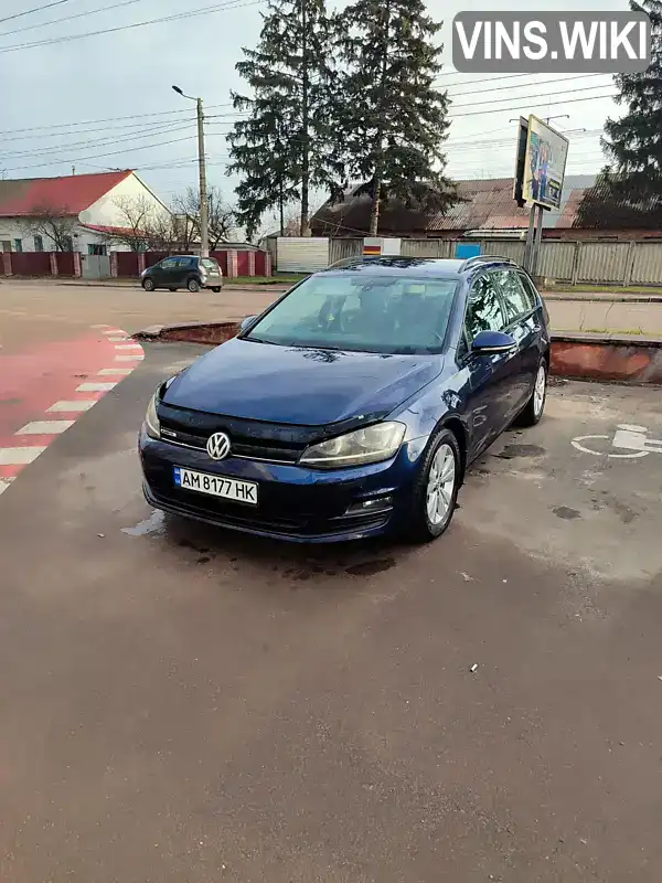 Універсал Volkswagen Golf 2014 1.4 л. Автомат обл. Житомирська, Житомир - Фото 1/10