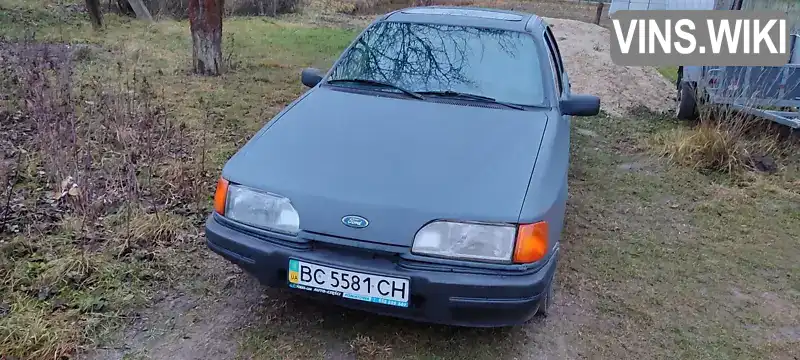 Седан Ford Sierra 1987 1.6 л. Ручна / Механіка обл. Волинська, Ковель - Фото 1/21