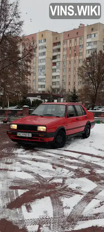 Седан Volkswagen Jetta 1991 1.6 л. Ручная / Механика обл. Волынская, Луцк - Фото 1/21