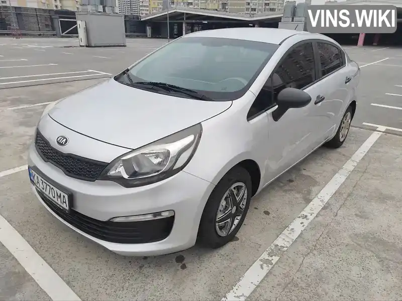 Седан Kia Rio 2016 1.4 л. Автомат обл. Київська, Київ - Фото 1/16