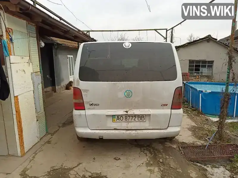 Мінівен Mercedes-Benz Vito 2001 2.1 л. Ручна / Механіка обл. Закарпатська, Хуст - Фото 1/13