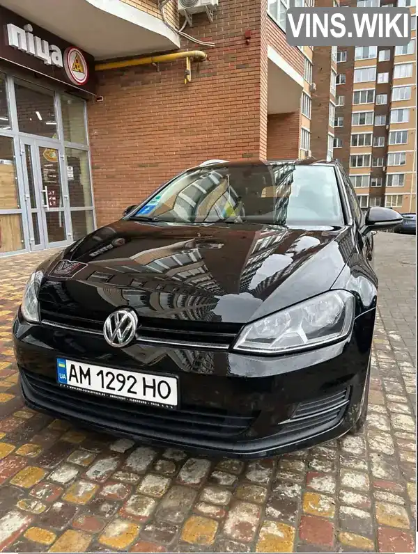 Універсал Volkswagen Golf 2014 1.6 л. Ручна / Механіка обл. Житомирська, Житомир - Фото 1/19