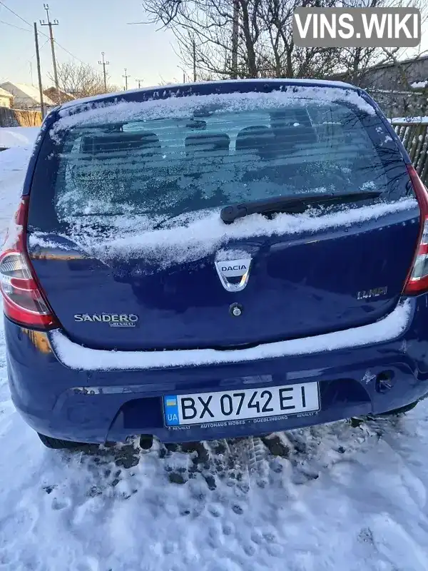 Хетчбек Dacia Sandero 2009 null_content л. Ручна / Механіка обл. Хмельницька, Славута - Фото 1/9