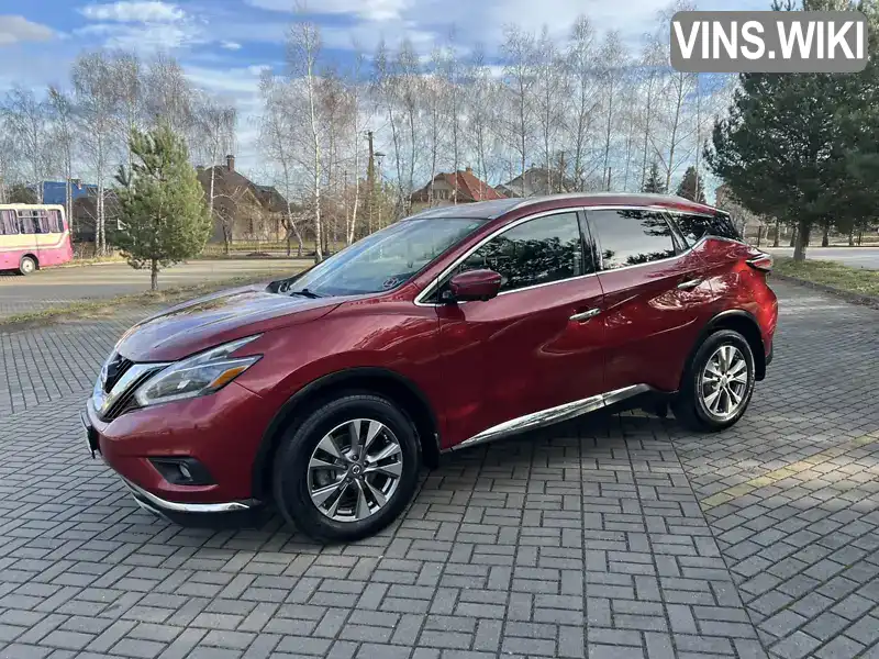 Позашляховик / Кросовер Nissan Murano 2018 3.5 л. Варіатор обл. Львівська, Дрогобич - Фото 1/21