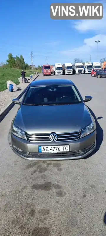 Седан Volkswagen Passat 2014 1.97 л. Типтроник обл. Днепропетровская, Днепр (Днепропетровск) - Фото 1/20