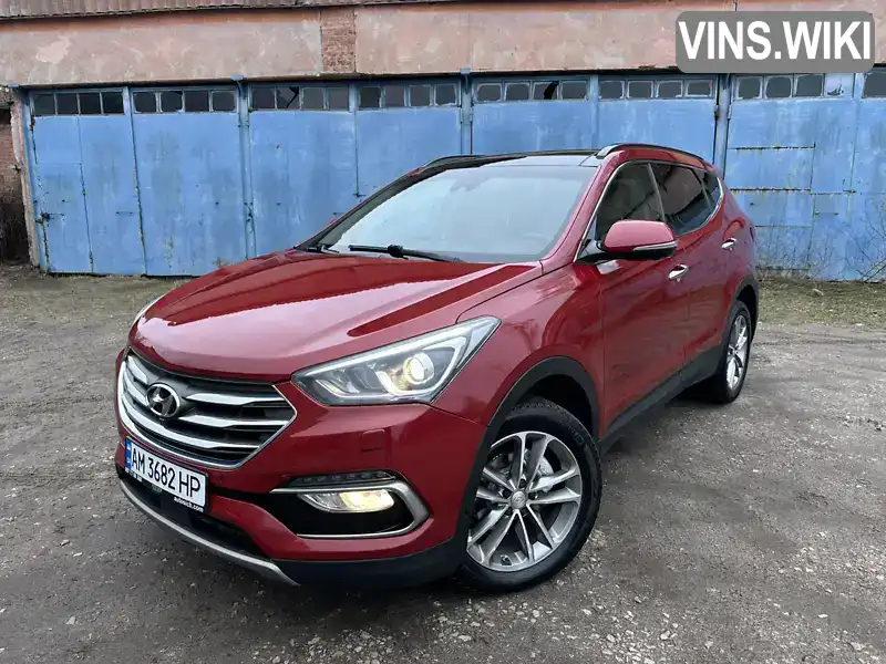 Позашляховик / Кросовер Hyundai Santa FE 2016 2.2 л. Автомат обл. Чернігівська, Ніжин - Фото 1/21