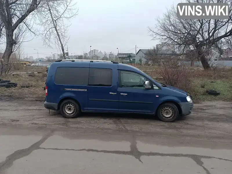 Мінівен Volkswagen Caddy 2008 1.9 л. Автомат обл. Київська, Бориспіль - Фото 1/5