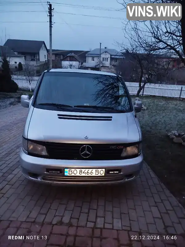 Минивэн Mercedes-Benz Vito 2000 2.2 л. Ручная / Механика обл. Тернопольская, Козова - Фото 1/10