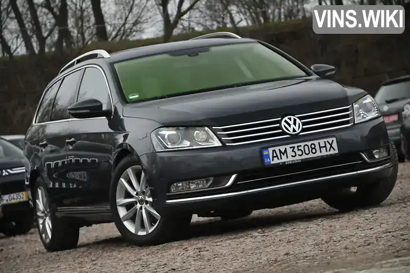 Універсал Volkswagen Passat 2013 1.97 л. Ручна / Механіка обл. Житомирська, Бердичів - Фото 1/21