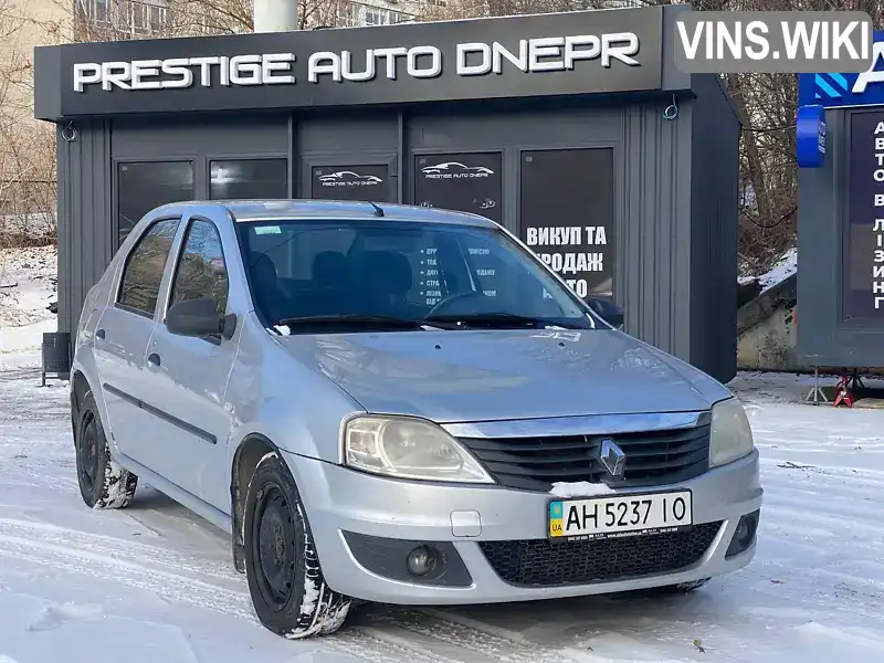 Седан Renault Logan 2012 1.46 л. обл. Дніпропетровська, Дніпро (Дніпропетровськ) - Фото 1/11