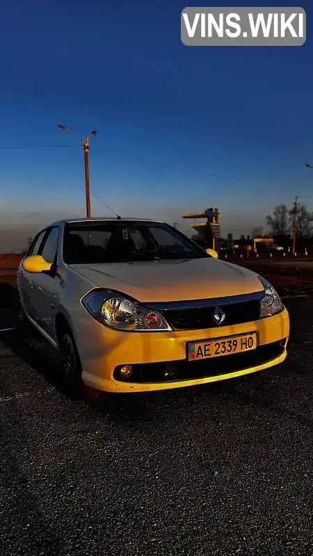 Седан Renault Clio 2010 1.39 л. Ручная / Механика обл. Днепропетровская, Днепр (Днепропетровск) - Фото 1/14