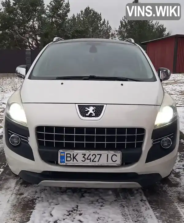 VF30URHHAAS226483 Peugeot 3008 2010 Внедорожник / Кроссовер 2 л. Фото 2