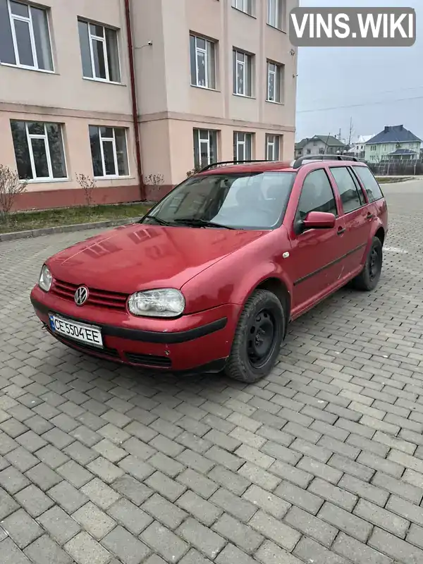 Універсал Volkswagen Golf 2001 1.9 л. Ручна / Механіка обл. Чернівецька, Чернівці - Фото 1/10