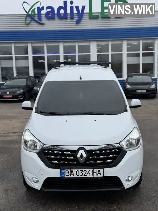 Мінівен Renault Dokker 2019 1.46 л. Ручна / Механіка обл. Кіровоградська, Кропивницький (Кіровоград) - Фото 1/15