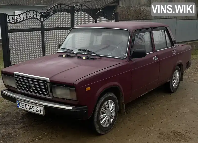 Седан ВАЗ / Lada 2107 2001 1.3 л. Ручна / Механіка обл. Чернівецька, Хотин - Фото 1/9