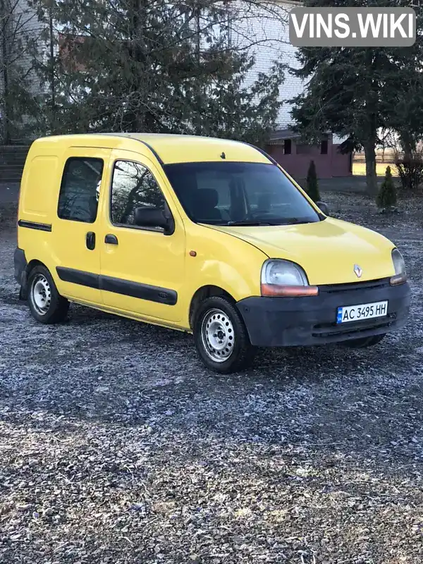 Мінівен Renault Kangoo 2002 1.87 л. Ручна / Механіка обл. Волинська, Ковель - Фото 1/21