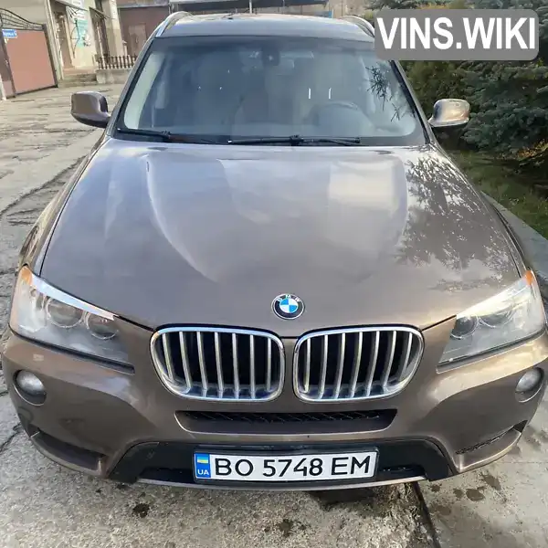 Позашляховик / Кросовер BMW X3 2011 3 л. Автомат обл. Львівська, Новий Розділ - Фото 1/21