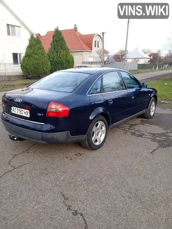 Седан Audi A6 1997 1.78 л. Ручна / Механіка обл. Закарпатська, Іршава - Фото 1/21