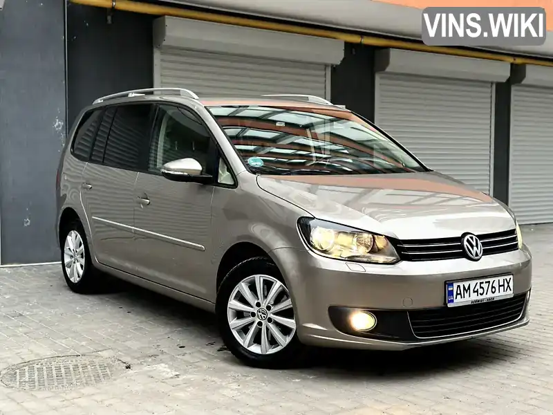 Мінівен Volkswagen Touran 2012 1.39 л. Автомат обл. Житомирська, Житомир - Фото 1/21