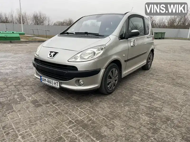 Мікровен Peugeot 1007 2005 1.4 л. Ручна / Механіка обл. Житомирська, Бердичів - Фото 1/20