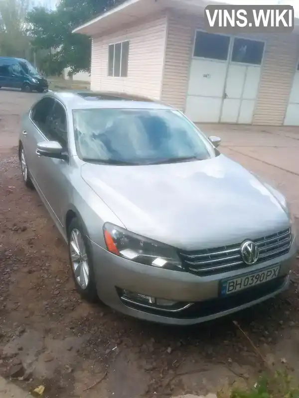 Седан Volkswagen Passat 2013 2.5 л. Автомат обл. Одеська, Болград - Фото 1/9